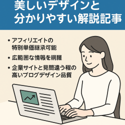 【投資ブログ】美しいデザインと分かりやすい解説記事