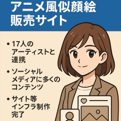 英語・海外向けアニメ風似顔絵販売サイト：インバウンドに。ソーシャルメディアアカウント付き