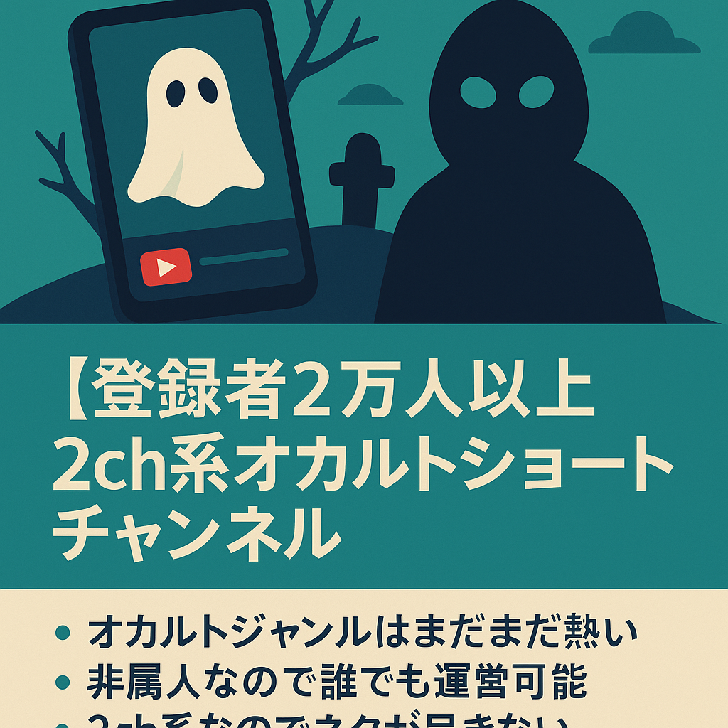 【登録者2万人以上】2ch系オカルトショートチャンネル【非属人】